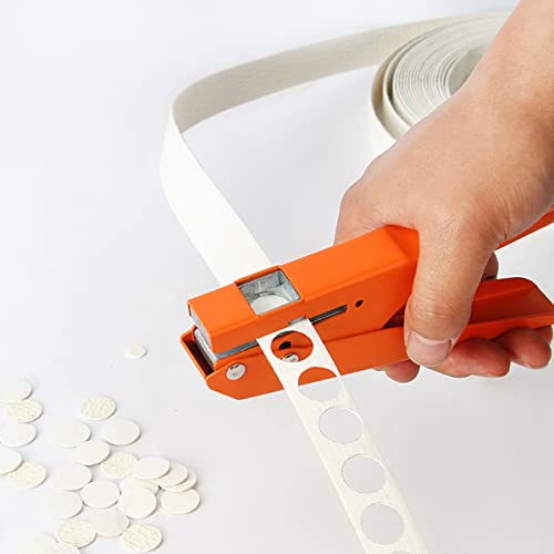 Single Hole Punch, Heavy Duty Hole Puncher, Handheld Paper Hole Puncher, Edge Banding Punching Pliers Punching Tool with Limit Taper Drill＆Taper Drill for Paper Cards, Hard Film, Thin Wood