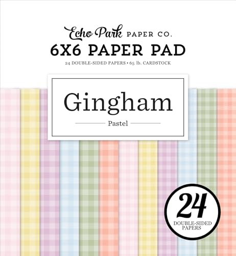 Pastel Gingham 6x6 Paper Pad