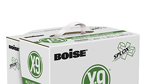 Boise Paper X-9 Multi-Use 3-Hole Punch Copy Paper – Ream less (2,000 Sheets) | 8.5" x 11" Letter | SPLOX (Easy Carry Box) | 92 Bright White - 20 lb. | SP-8420P-CTN - size: Ream-less (2500 Sheets), style: 8.5 x 11, 3-Hole, 20 lb.