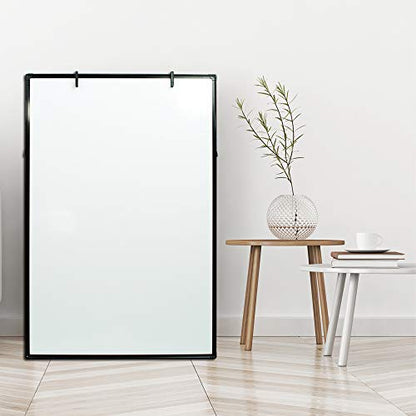 JILoffice Dry Erase Board, Magnetic White Board 36 X 24 Inch, Double Sided Whiteboard Easel, Black Aluminum Frame with Two Flipchart Hooks for Office Home and School - color: Black, size: Double Sided 36 x 24 Inch