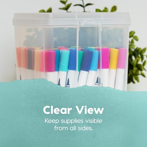 IRIS USA Vertical Storage Bins with Lids |Made in USA| Flip Top Containers for Organizing Pantry, Office, Craft, and Study Supplies - Small (10-Pack) - size: Small - 10 Pack
