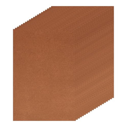 DMiotech 20 Pack Sanded Pastel Papers 10 x 15 Inch, Brown Pastel Papers 160GSM Art Cardstock Papers for Artists Crayons Charcoal DIY Crafts - color: Brown, size: 10 x 15 Inch