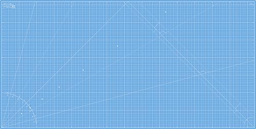 Elan Cutting Mat 36x72 Blue, Extra Large Self Healing Cutting Mat 36 x 72 Inch, 5-Ply Craft Board Blue, Hobby Board for Sewing and Quilting - style: 72 x 36"