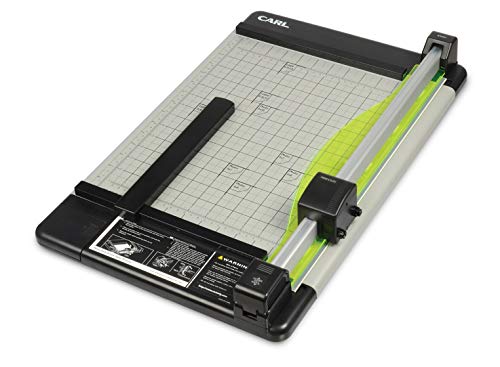 Carl Manufacturing 12220 HVY-Duty Paper Trimmer 15-Inch 36 Sht Cap. 14-Inch x15-1/4-Inch x3/4-Inch GY - size: 15-Inch