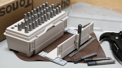 Make Your Letters Align More neatly. 36-Piece Number & Capital Letter Stamp Set (A-Z & 0-9) - 1/8" (3mm) Punch for Imprinting on Metal, Plastic, Wood,Hardness HRC 62