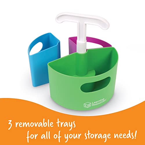 Learning Resources Create-a-Space Storage Mini Center - Desk Organizer, Classroom Workspace Must Haves, Homeschool Organization, Arts & Crafts , Caddy, Office & Teacher Supplies - style: Create-a-Space Mini