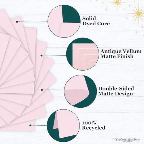 Cardstock Warehouse Pop-Tone Pink Lemonade Cardstock Paper – 25 Sheets, 12 x 12" - 65 lb / 175 GSM Premium Pink Lemonade Card Stock for Die-cutting, Crafts, Scrapbooking, Card Making and DIY Projects - color: Pink Lemonade