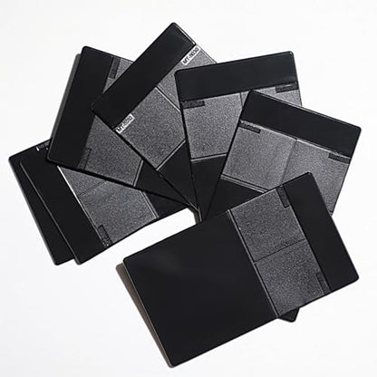 4Pack Black ABS Plastic Sheet 8" x 12" x 1/8" Thick Black Rigid Thermoplastic Sheet (Upgrade Surface) 3MM Flexible High Tensile ABS Moldable Plastic Panel for Crafts, DIY, Signs - color: Black, size: 8" x 12" x 1/8"