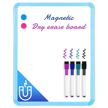 VUSIGN Small White Board Dry Erase, Blue - color: G-blue