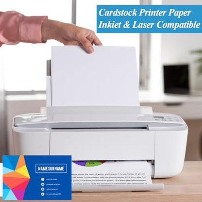 (4-Pack) 8.5" x 14" White Legal Size Card Stock Paper - 200 Sheets Premium Smooth 80lb Cover Cardstock - Perfect for Arts and Crafts, Documents, Programs, Menus Printing, Posters - size: 8.5" x 14", style: 4-Pack