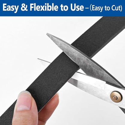 Kikerike Self Adhesive Foam Tape Weatherstrip 1In x 1In x 13Ft High Density Foam Insulation Strips Foam Seal Weather Stripping with Strong Adhesive for Door and Window Sound Isolation Soundproofing - size: 1in x 1in x 13Ft