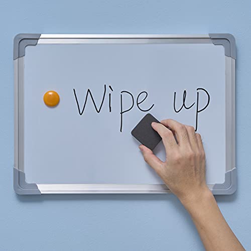 Favourde 48 Pack Magnetic Whiteboard Dry Erase Erasers Chalkboard Cleansers for Classroom, Home and Office (Black) - color: Black