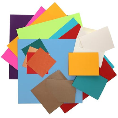 Accent Design Paper Accents Variety Pack, Essential Cardstock, 12x12 Inch, 72 Pack, 18 Colors, 65lb Cardstock, Scrapbooking, Card Making, and Rubber Stamping - color: Multicolor