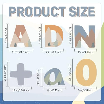 266PCS Letters Combo Pack Set Bulletin Board Letters Moving Mountains Letters and Number Accents for Bulletin Board Display Home School Classroom Decor - style: Moving Mountains