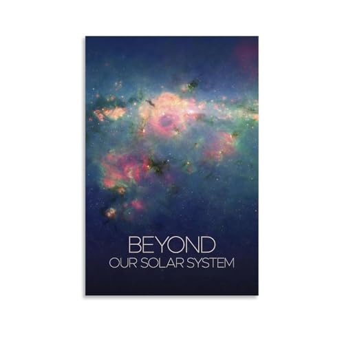 Galaxy Nebula Canvas Wall Art 8x12inch Unframed Space Poster Print | Deep Universe Astronomy Decor Vibrant HD Colors Ideal for Bedroom Dorm Study Room Educational STEM Gifts for Kids Teens - color: Unframe-Nebula, size: 12"L x 8"W