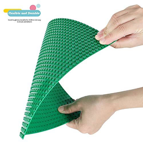 Classic Base Plates Compatible with Bricks & Baseplates, 10"x 10" and 10"x 5" Building Base Combo Set, Thick Boards Base Plates Can Be Used to Build Double Layer Buildings - 3pcs - size: 3PCS