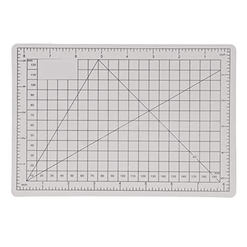 Cutting Mat, Self Recovery PVC Engraving Pad with Size Grid Lines for Writing Painting Craft Paper Carving, 22 x 15cm