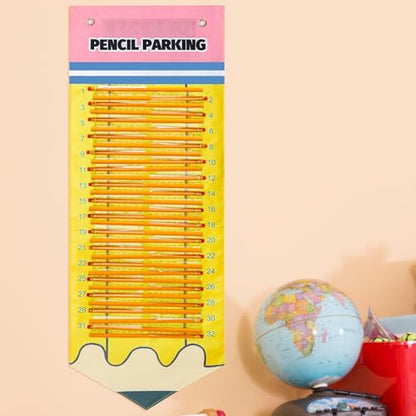 Pencil Dispenser Parking Pocket for Classroom Magnetic Pencils Hanging Chart Organizer Anchor Holder for 2026 Back to Schoo New School Year Teacher Must Have(Pencil) - style: Pencil