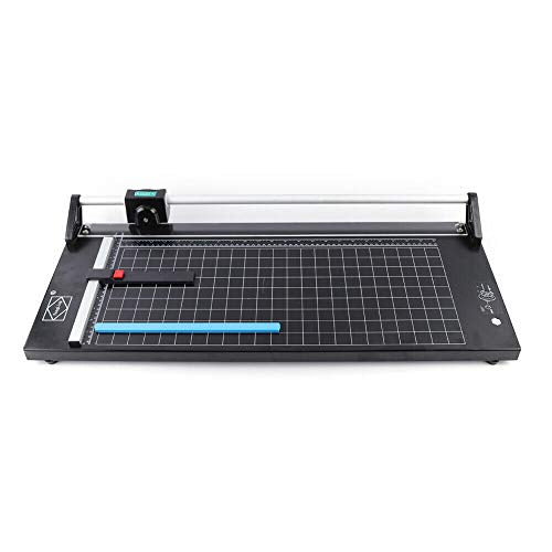 24Inch Rotary Trimmer Paper Cutter,Manual Paper Cutters Trimmers Photo Paper Cutter with Automatic Paper Weighting,Self-Sharpening for Craft Paper, Card Stock and Office Paper - color: 24 Inches-1