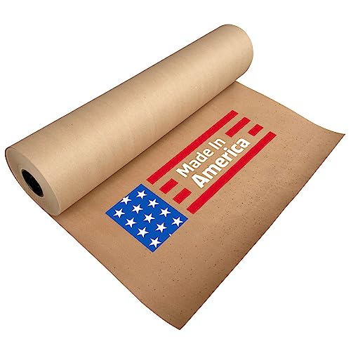 Durable Kraft Paper Rolls - 75 lb. Recycled Brown Paper by Sandbaggy - size: 1 roll - 3 ft x 475 feet/roll (1425 sq ft)