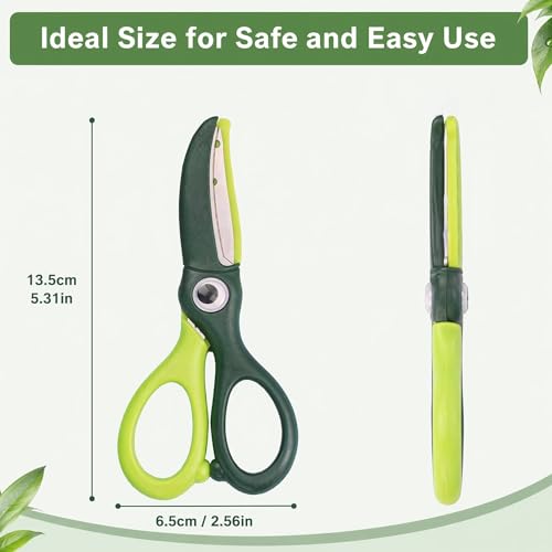 Adaptive Scissors Training Scissors with Covered Cutting Edge Adaptive Adapted Craft Tool Suitable for Paper Cutting Art Projects Activities Home Learning