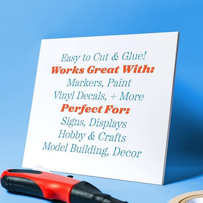 Flipside Products 11" x 14" Fade-Line White Poster Foam Board 3/16'' Thick, 1/2" Subtle Grid Lines for Alignment & Visual Layouts, Arts, and Crafts, Pack of 25 - style: 25 Pack