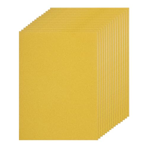MECCANIXITY 20 Sheet Gold Glitter Card Stock, 8"x11" A4 Shimmer Paper,250gsm One-sided Cardstock for DIY Crafts, Scrapbooking, Party Decorations, Invitations - color: Gold