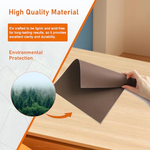 Guakicae 28 Sheets Shimmer Coffee Cardstock 8.5 x 11 Christmas Card, 92lb Heavyweight Dark Brown Paper Card Stock for DIY Making Cards, Wedding Invitations, School Crafting, Greeting Cards - color: Coffee, size: 28 Sheets