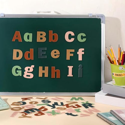 Breling 310 Pieces Felt Letter Bulletin Board Letters Sticker with Number 2" Bulk Self Adhesive ABC Upper Lowercase Sticky Letter for Xmas Gift Bulletin Board Classroom(Light Color) - color: Light Color