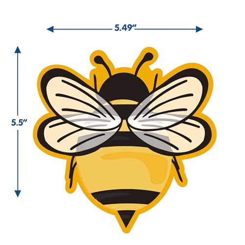 Eureka Bumble Bee Paper Cut-Out Classroom Decorations for Teachers, 36 Pieces - style: Bumble Bee