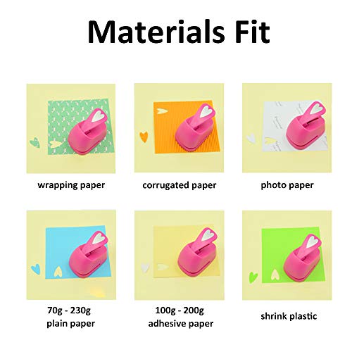 Craft Lever Punch 3 inch Hexagon Paper Punch Professional Tool for Paper Crafting DIY Projects，Gifts，Stationery，Education，Greeting Cards Arts Fun Projects - color: Hexagon