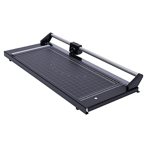 24Inch Rotary Trimmer Paper Cutter,Manual Precision Paper Cutters Trimmers Photo Paper Cutter with Automatic Paper Weighting,Self-Sharpening for Craft Paper, Card Stock and Office Paper - color: 24 Inches-2