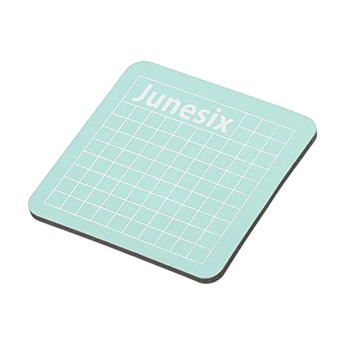 MECCANIXITY 2.4" x 2.4" Cutting Mats Rotary Fabric Mat Self Recover Sewing Mat Double Sided Mini for Hobbyist DIY Craft Creative Design, Mint Green - color: Mint Green