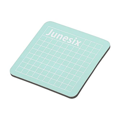 MECCANIXITY 2.4" x 2.4" Cutting Mats Rotary Fabric Mat Self Recover Sewing Mat Double Sided Mini for Hobbyist DIY Craft Creative Design, Mint Green - color: Mint Green
