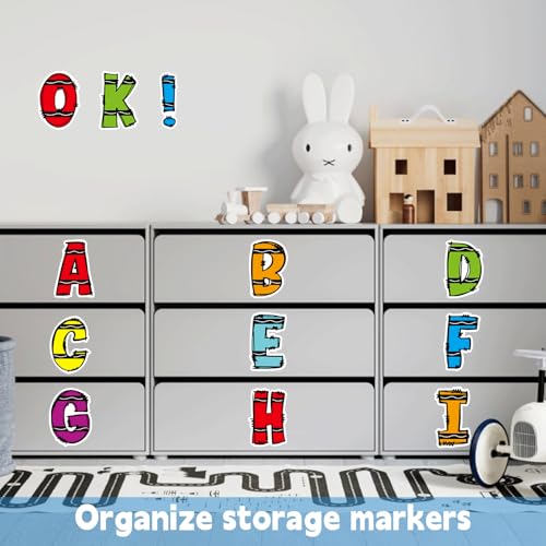 150 PCS Large 6" Bulletin Board Letters Set, Colorful Crayon Themed Classroom Alphabet Cutout Letter for Bulletin Board Display Home School, A Great Helper to Inspire Students' Learning Interest - style: Colorful Crayon
