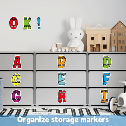 150 PCS Large 6" Bulletin Board Letters Set, Colorful Crayon Themed Classroom Alphabet Cutout Letter for Bulletin Board Display Home School, A Great Helper to Inspire Students' Learning Interest - style: Colorful Crayon