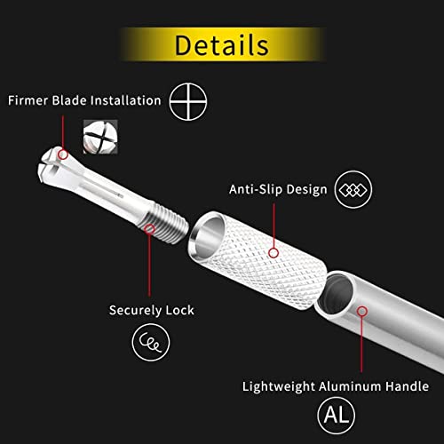 DIYSELF 1 Pcs Craft Knife Hobby Knife with 11 Pcs Stainless Steel Blades Kit and Cutting Mat 6in×8in