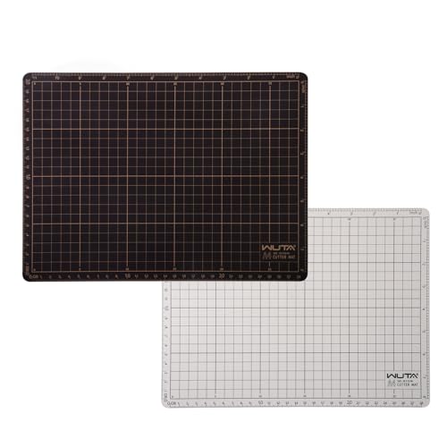 WUTA Self Healing Sewing Mat, Double Sided Non-Slip PVC Cutting Mat A4 Cutting Board for Sewing, Craft, Quilting, Fabric, Scrapbooking Project (9x12inch) - size: 12"L x 9"W