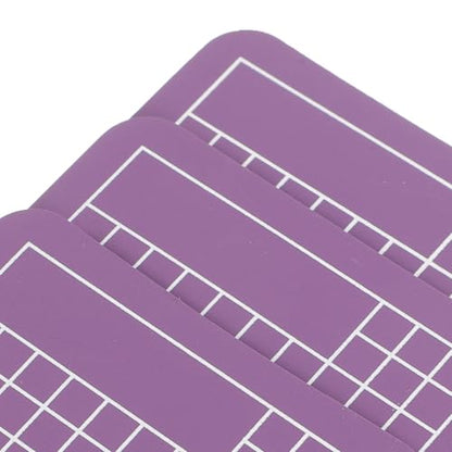 FOMIYES 3Pcs Mini Purple Double-sided Cutting Mats for Crafts DIY Engraving Art Mat Protective Crafting Surface for Paper Sewing Leather Model Making and Scrapbooking