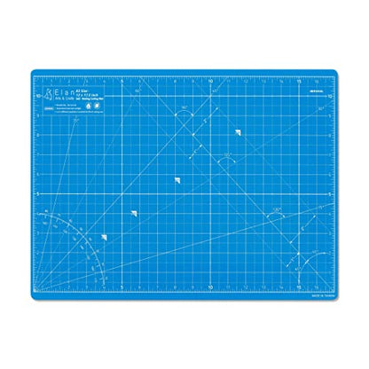 Elan Cutting Mat A3 Blue, Self Healing Cutting Mat 12x18 Inch, 5-Ply Craft Board Blue, Hobby Board for Crafts 12x18 Inch - style: 18 x 12"