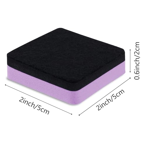 XKDOUS 35 Pack Square Magnetic Dry Erase Eraser, 2x2 Inch Small Whiteboard Eraser for Kids & Classroom, Mini White Board Eraser, Effective Dry Erase Board Eraser for Teachers & Students (4 Colors) - color: Blue,green,pink,purple-square