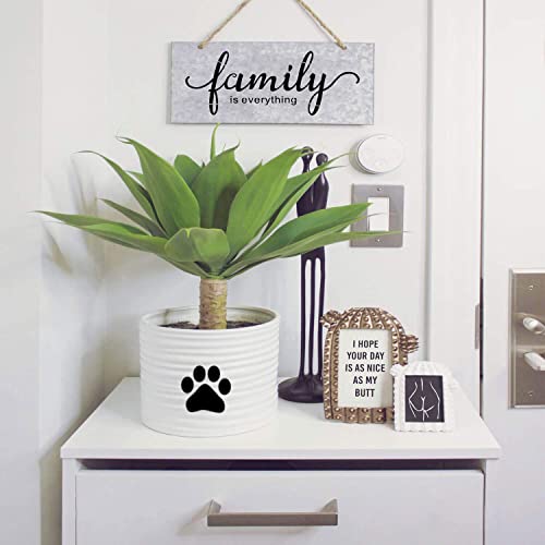 Large Inspirational Word Stencil for Crafts,24 Pcs Reusable Positive Drawing Template Faith (Welcome Sweet Home Smile Family) Stencils for Painting on Wood Wall Canvas Fabric Home Decor(11.4x5.5In) - style: Word stencil