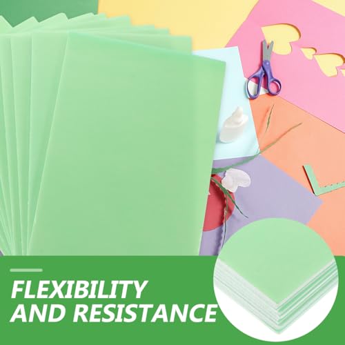 LALAFINA 10 Pack Foam Boards Blank Poster Board Sheets for Painting DIY Projects Model Making Classroom Displays 11.88 X 7.79 X 0.15 in - color: Green