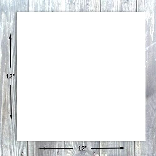 Hamilco White Scrapbook Cardstock Paper 12x12-110lb Cover Extra Heavyweight Card Stock for Scrapbooking, Card Making, Crafts, Photo Albums & Die Cutting (25 Pack)