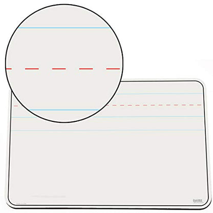 11" x 17" x 1/8" Handwriting Practice for Kids Double Sided Lap Board. Manuscript Lapboard - color: 1 Set of Lines