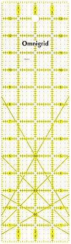 Omnigrid 4" x 14" Rectangle Quilting and Sewing Ruler - size: 4" x 14"