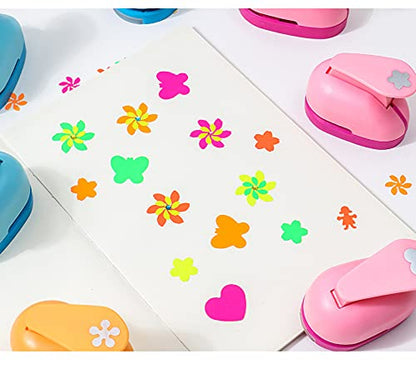 ODETOJOY Handheld Scrapbooking Punch Cutters Clearance Engraving Album Cards Paper Crafts Puncher Hole Punches Supplies with Shape (Foot) - size: foot
