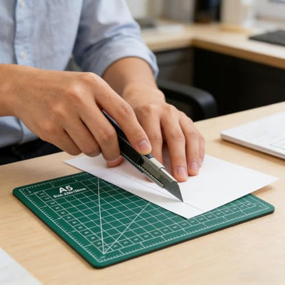 A Handmade Art Cutting Pad, Fabric Cutting Pad, Used For Sewing And Measuring Fabrics, Used For DIY Production, Size 8.6 * 5.9 Inches