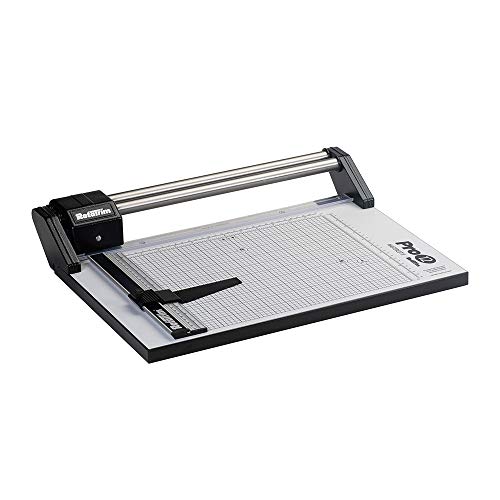 Rotatrim Pro 12 Inch Cut Professional Paper Cutter/Trimmer Precision Rotary Trimmer with Self-Sharpening Precision Steel Blades & Twin Stainless Steel Guide Rails (RCPRO12i) - size: 12 Inch