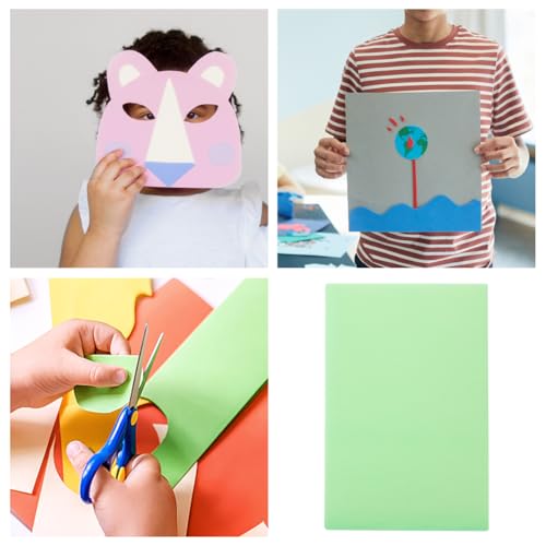 LALAFINA 10 Pack Foam Boards Blank Poster Board Sheets for Painting DIY Projects Model Making Classroom Displays 11.88 X 7.79 X 0.15 in - color: Green